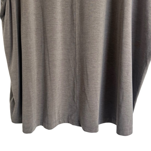 Athleta Stratus II Tee T Shirt Womens V-Neck 3X Gray Short Sleeve - Picture 10 of 10